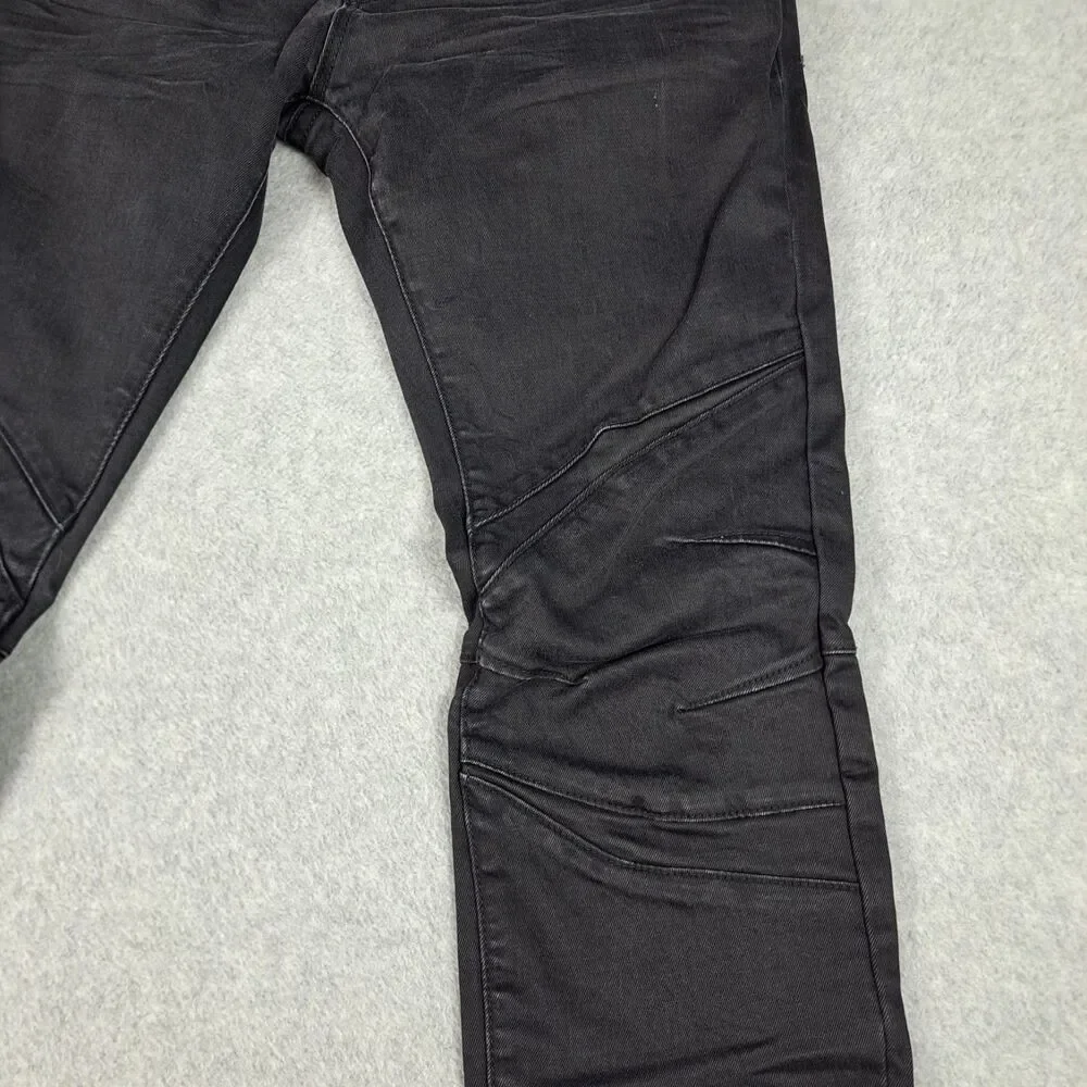 Decibel Jeans Men's 34x32 Black Denim Straight Skinny